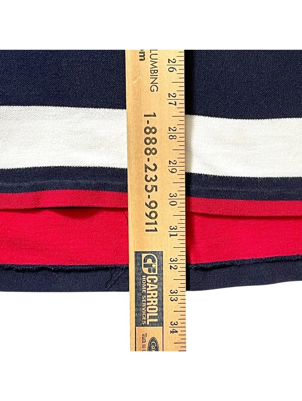 Ralph Lauren Polo Golf Shirt Men's XL Red White Blue READ!